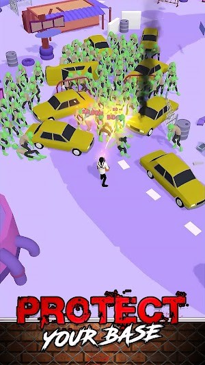 Bắn súng diệt zombie, bảo vệ căn cứ của bạn trong game Zombie Survivor