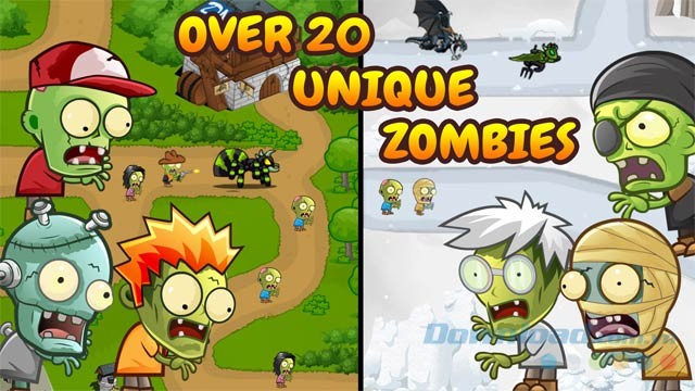 Hơn 20 loại zombie độc đáo