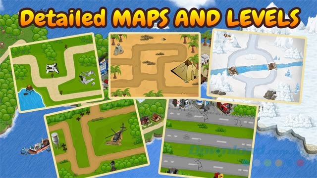 Các bản đồ cực kỳ chi tiết