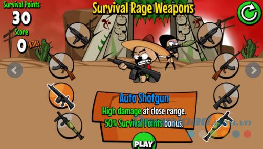 Nhiều vũ khí hơn