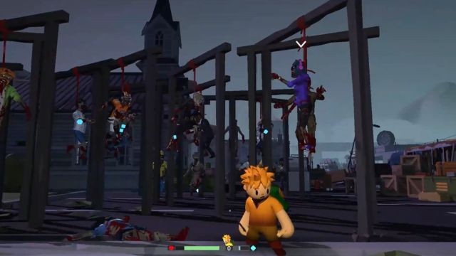 Chặt chém tiêu diệt xác sống trong Zombies Hate to Die game