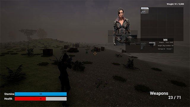 Trang bị cho nhân vật vũ khí hiện đại để sẵn sàng đối phó với thây ma hung tợn