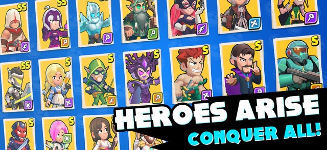 hu thập một đội ngũ gồm nhiều anh hùng đa dạng