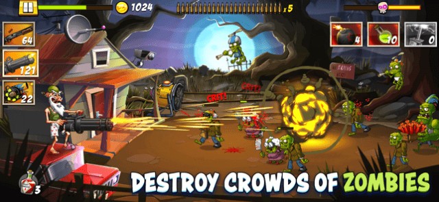 Đè bẹp đám đông zombie