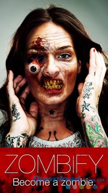 Biến bức hình có khuôn mặt thành xác sống