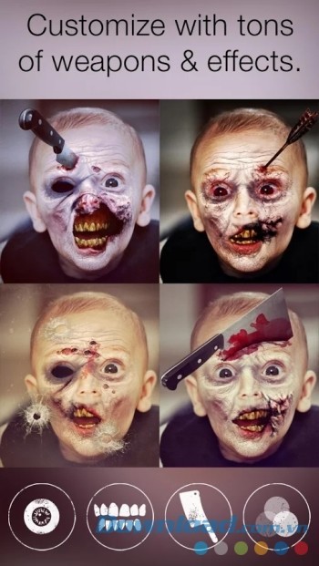 Nhiều hiệu ứng kinh dị khác nhau