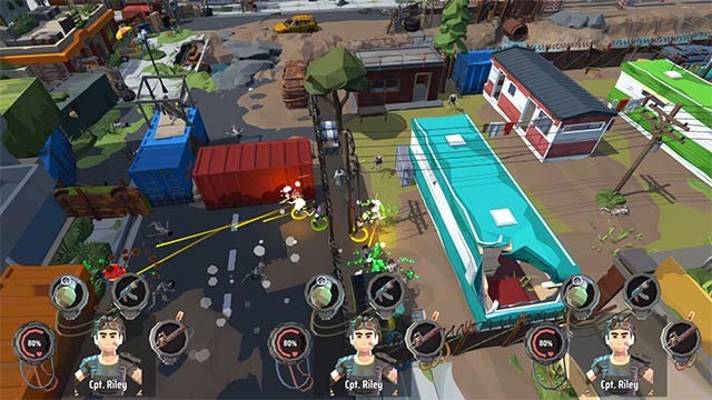 Kết hợp bắn súng nhanh với chiến lược thông minh để đánh bại zombie và boss khủng