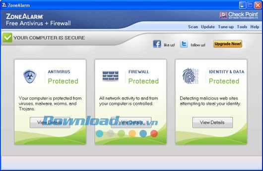 ZoneAlarm Free Antivirus + Firewall