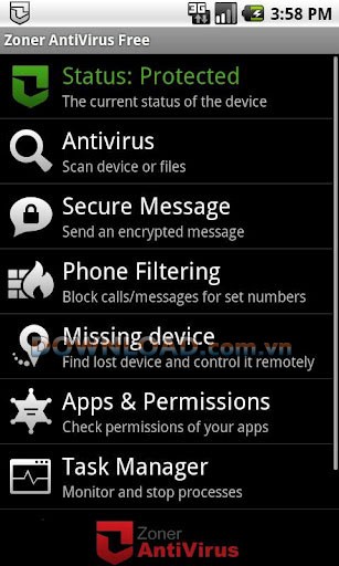 Zoner AntiVirus Free for Android