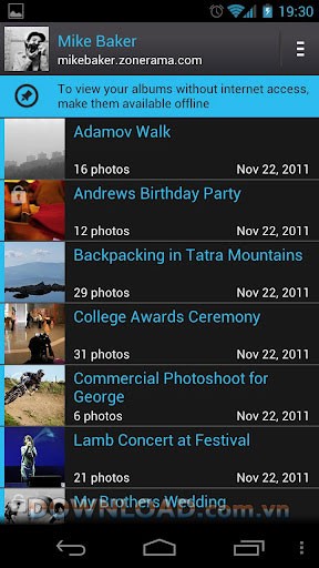 Zonerama for Android