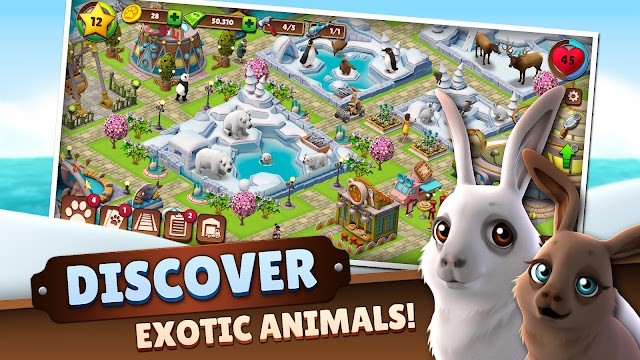 Khám phá những loài động vật kỳ lạ và đưa chúng về công viên của bạn trong game Zoo Life: Animal Park