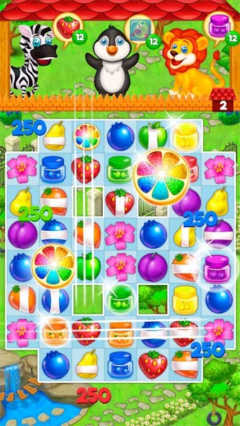 Ghép nối nhiều hơn 3 quả cùng loại