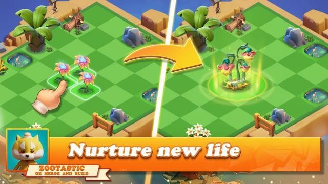 Hợp nhất để nâng cấp các item thêm mạnh mẽ và đẹp hơn trong game Zootastic