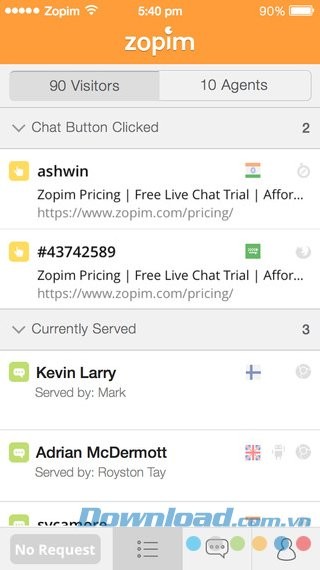 Dịch vụ live chat cho doanh nghiệp