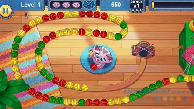 Game bắn bóng Zumas Marble Royal