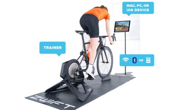 Tập luyện đi xe đạp khoa học, hiệu quả cùng huấn luyện viên của Zwift