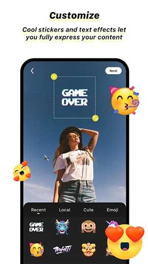 Tùy chỉnh hiệu ứng cho clip