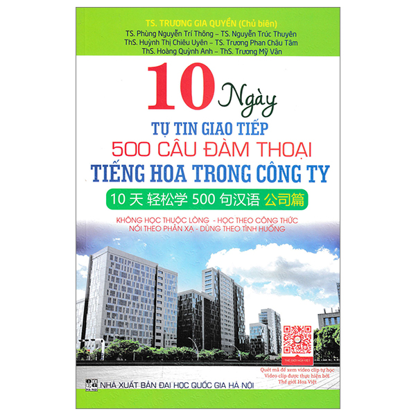 10 ngày tự tin giao tiếp 500 câu đàm thoại tiếng hoa trong công ty