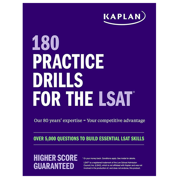 180 practice drills for the lsat: over 5000 questions to build essential lsat skills