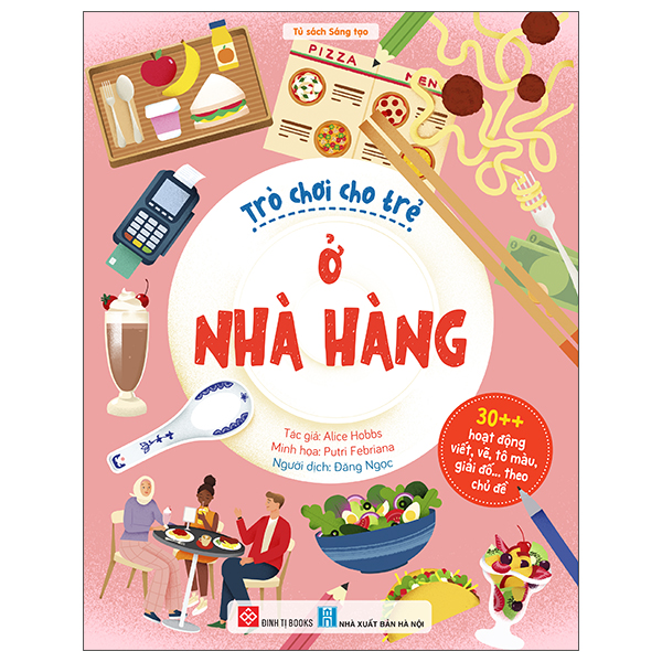 30++ hoạt động viết, vẽ, tô màu, giải đố... theo chủ đề - trò chơi cho trẻ - ở nhà hàng