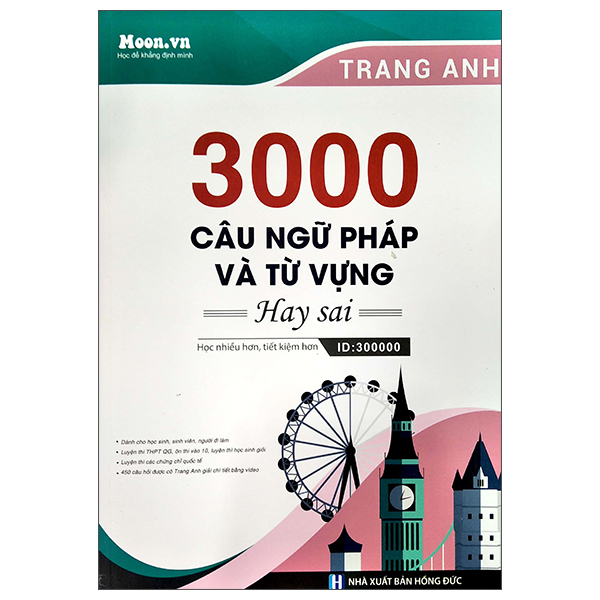 3000 câu ngữ pháp và từ vựng hay sai (tái bản 2024)