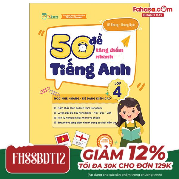 50 đề tăng điểm nhanh tiếng anh lớp 4