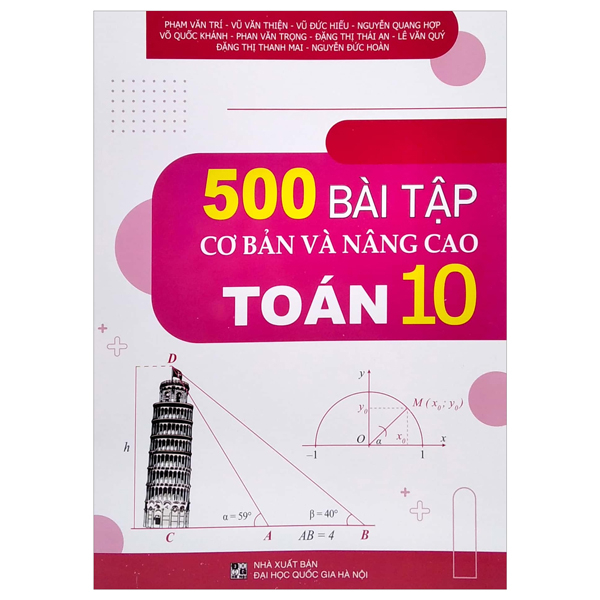 500 bài tập cơ bản và nâng cao toán 10