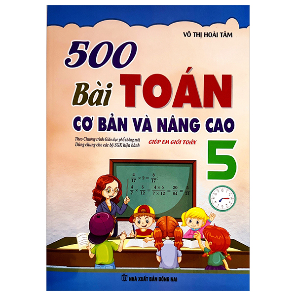 500 bài toán cơ bản và nâng cao 5 (theo chương trình gdpt mới)