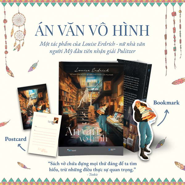 án văn vô hình - tặng kèm bookmark bế khuôn + postcard