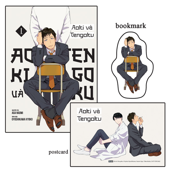 aoki và tengoku - tập 1 - tặng kèm bookmark + postcard