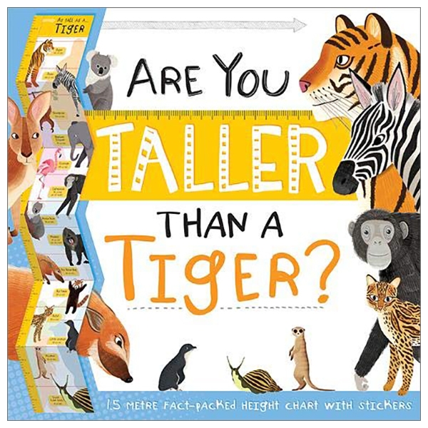 are you taller than a tiger? (height chart fact pack)