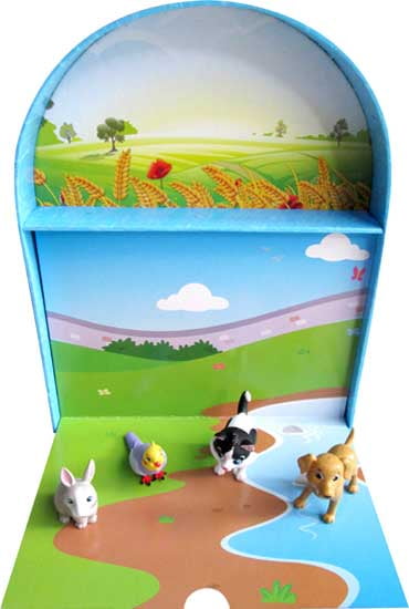 baby animals mini busy book