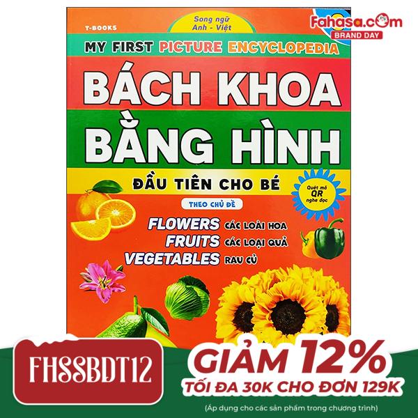 bách khoa bằng hình đầu tiên cho bé 3 - chủ đề các loài hoa, loại củ, rau củ