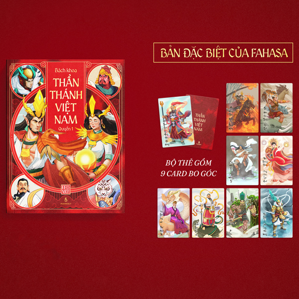 Bach Khoa Than Thanh Viet Nam - Quyen 1 - Ban Dac Biet - Tang Kem Set 9 Card Bo Goc