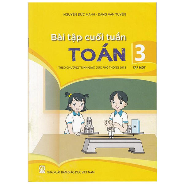 bài tập cuối tuần toán 3 - tập 1 (theo chương trình giáo dục phổ thông 2018)