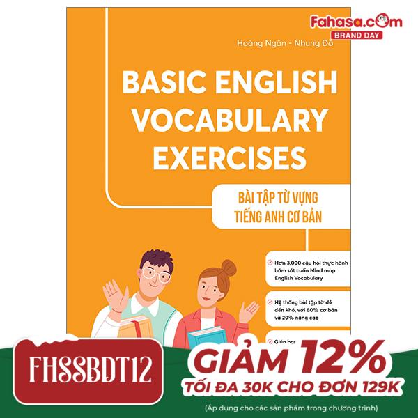 basic english vocabulary exercises - bài tập từ vựng tiếng anh cơ bản