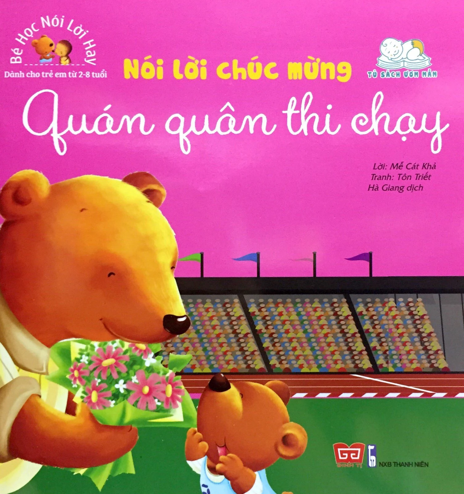 bé học nói lời hay - nói lời chúc mừng - quán quân thi chạy