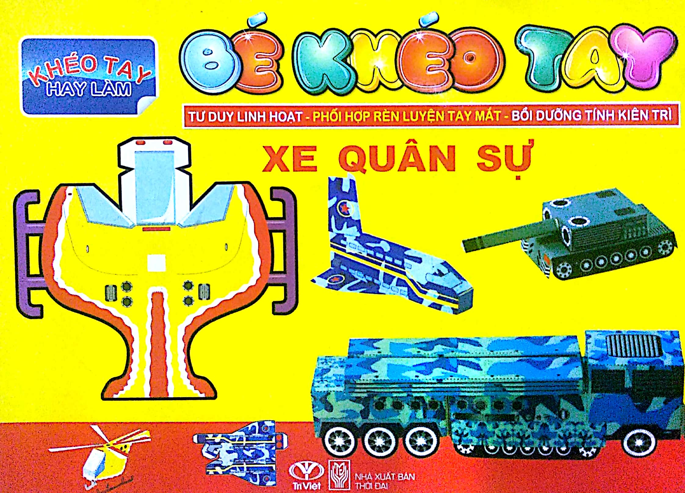 bé khéo tay - xe quân sự