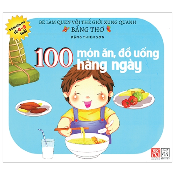 bé làm quen với thế giới xung quanh bằng thơ - 100 món ăn, đồ uống hàng ngày