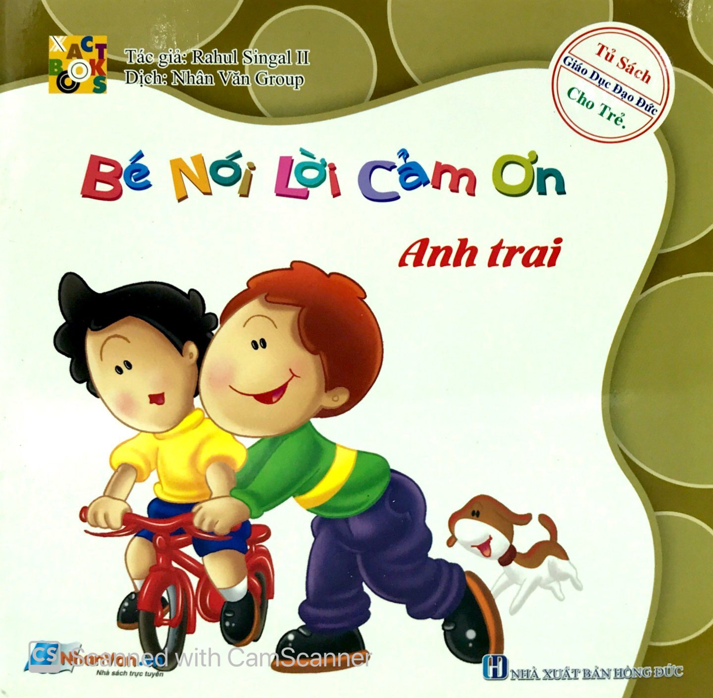 bé nói lời cảm ơn - anh trai