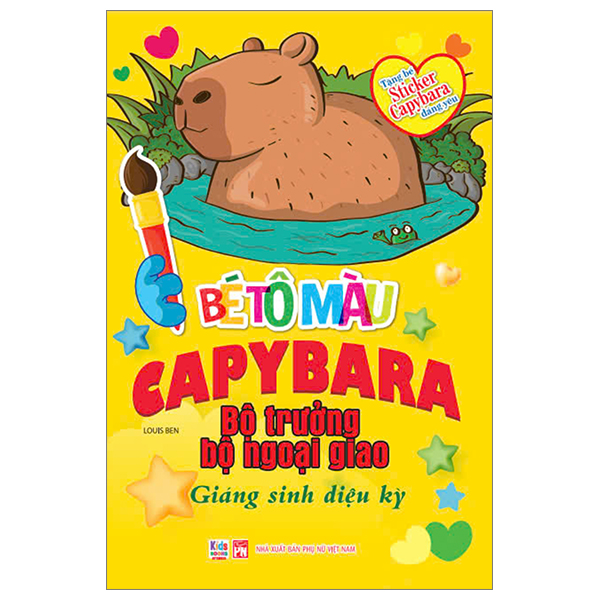 bé tô màu capybara - bộ trưởng bộ ngoại giao - giáng sinh diệu kỳ