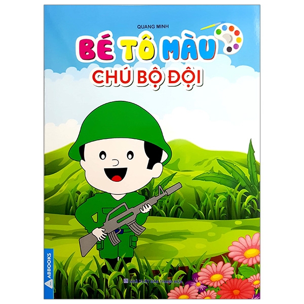 bé tô màu chú bộ đội