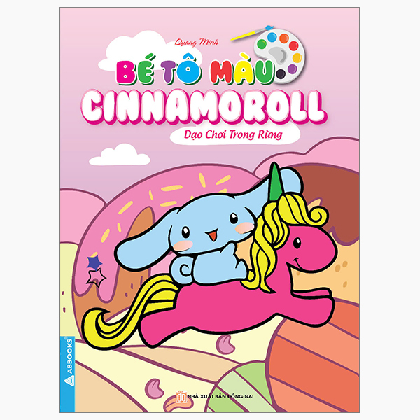 bé tô màu - cinnamoroll dạo chơi trong rừng