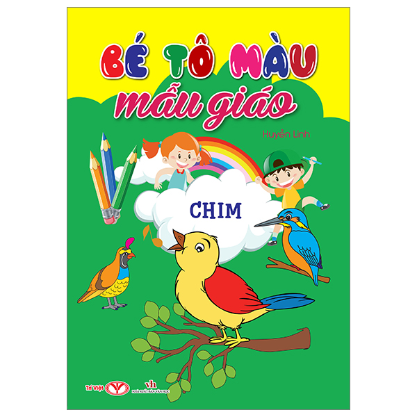 bé tô màu mẫu giáo - chim (tái bản 2024)