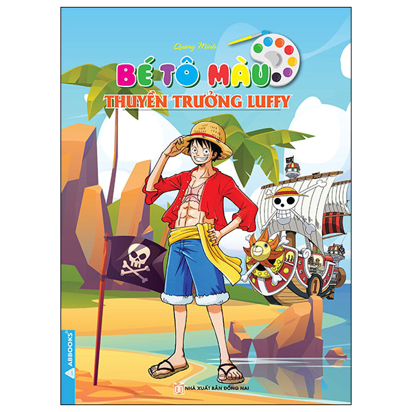 bé tô màu - thuyền trưởng luffy