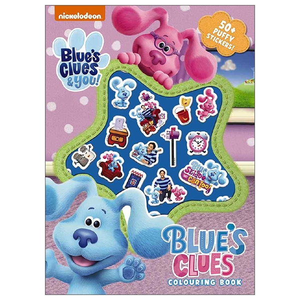 blue's clues & you! colouring book - puffy sticker