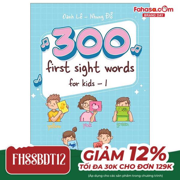 bộ 300 first sight words for kids - 2