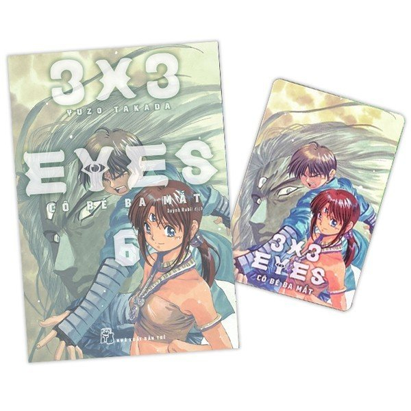 bộ 3x3 eyes - cô bé ba mắt - tập 6 - tặng kèm card giấy