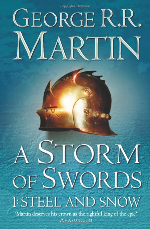 bộ a song of ice and fire 3: a storm of swords - part 1 steel and snow (sky atlantic tv series from hbo) (paperback)