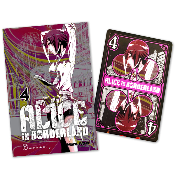 bộ alice in borderland - tập 4 - tặng kèm card giấy